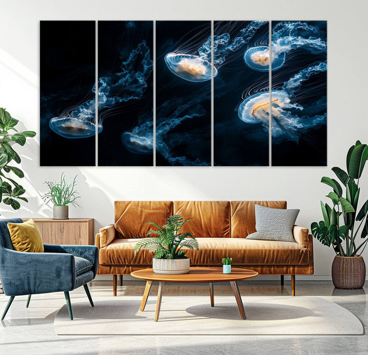 Jellyfish Wall Art Canvas Print