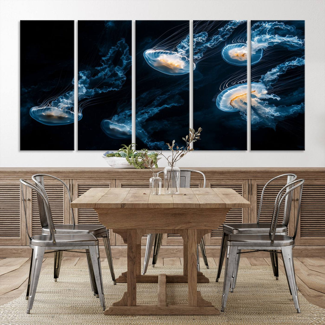 Jellyfish Wall Art Canvas Print