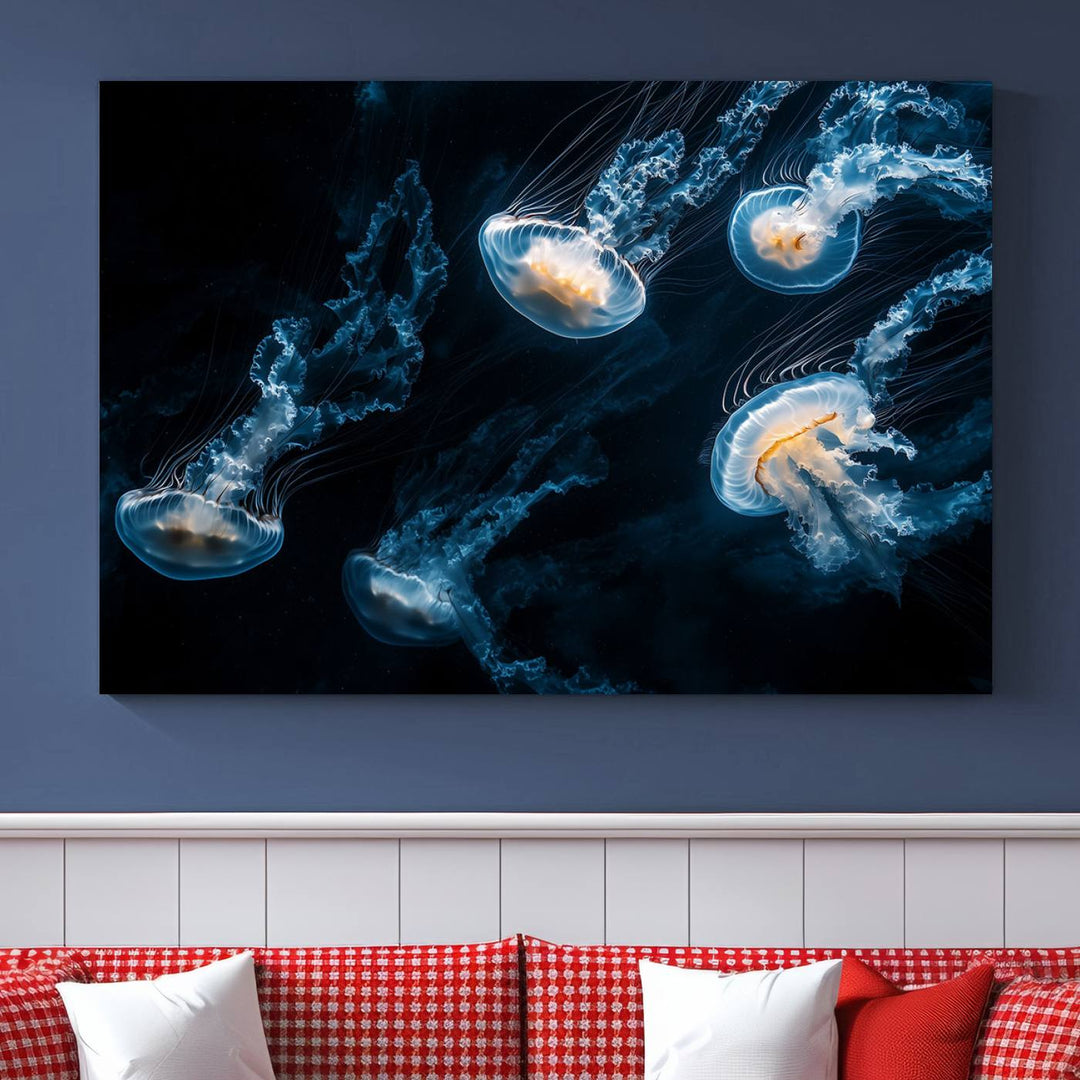 Jellyfish Wall Art Canvas Print