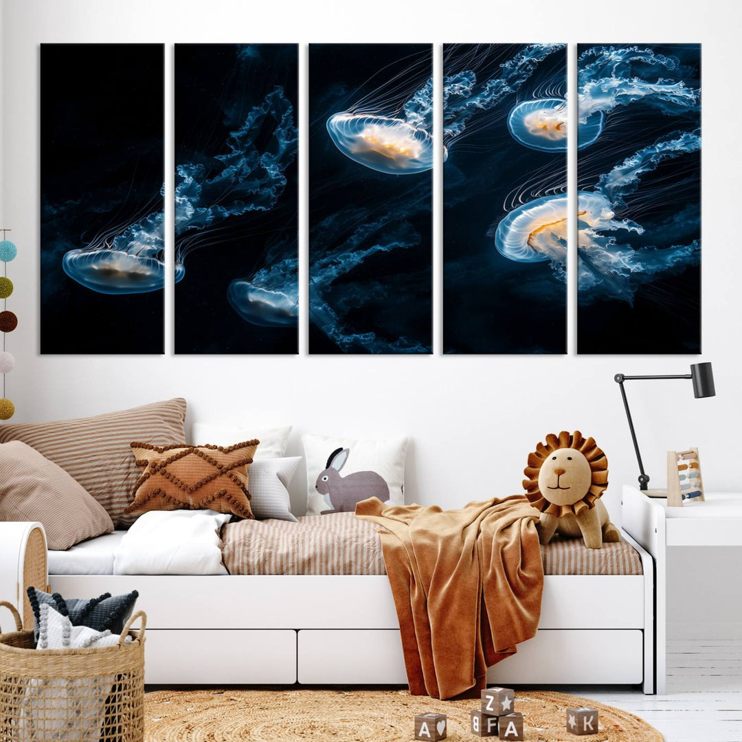 Jellyfish Wall Art Canvas Print