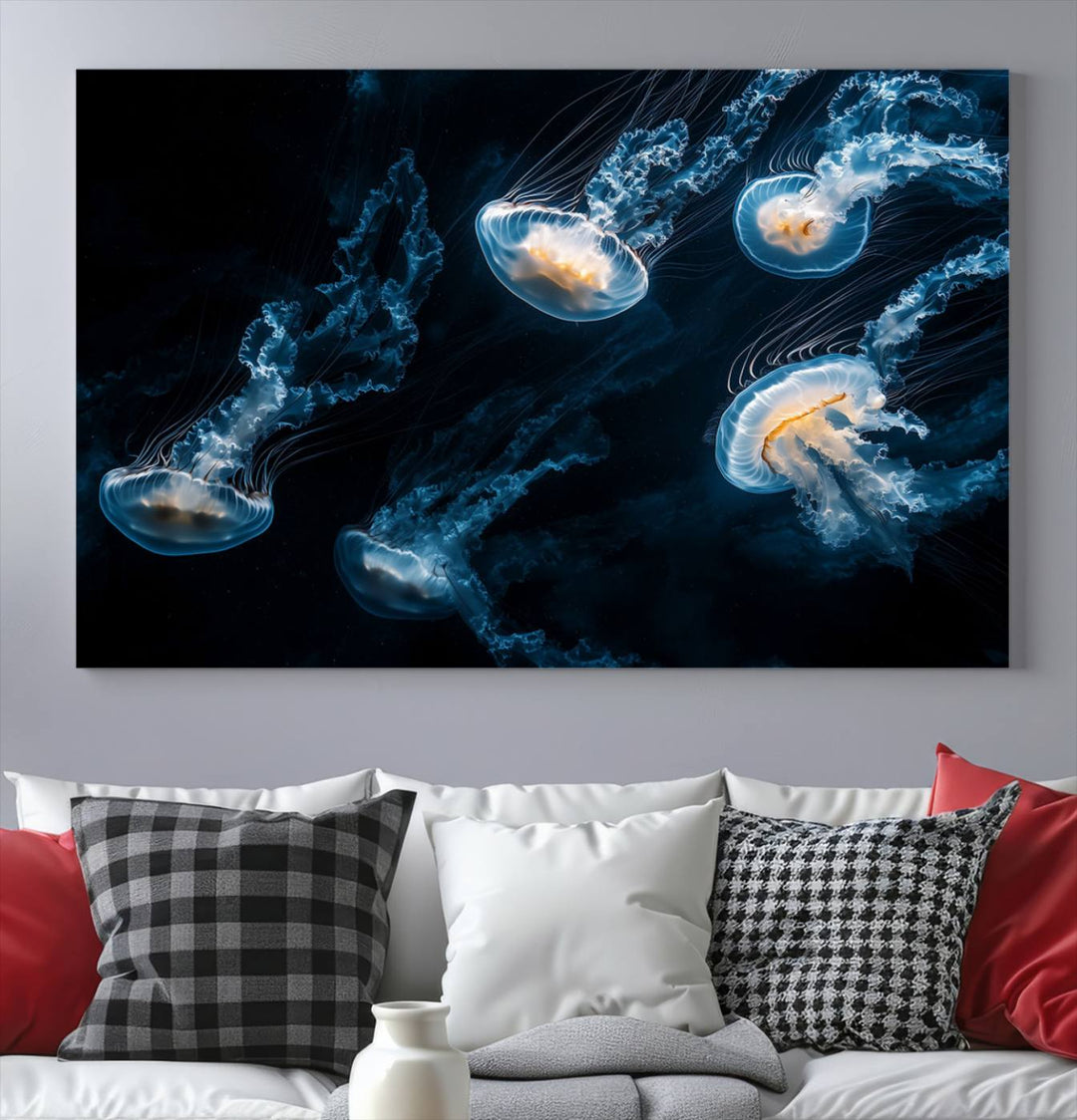 Jellyfish Wall Art Canvas Print