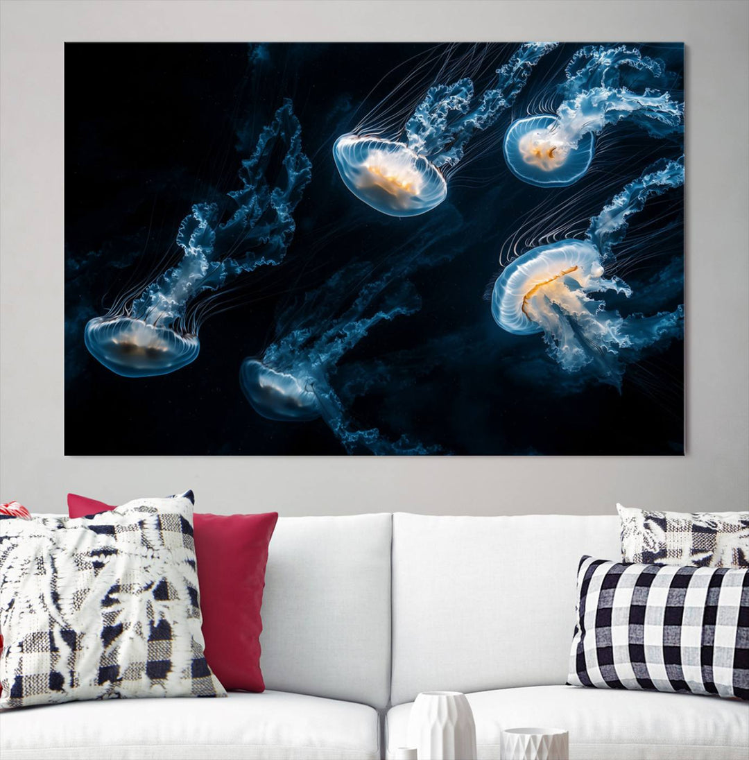 Jellyfish Wall Art Canvas Print