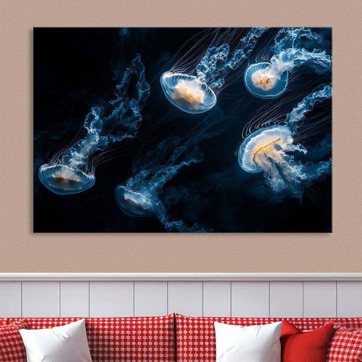 Jellyfish Wall Art Canvas Print