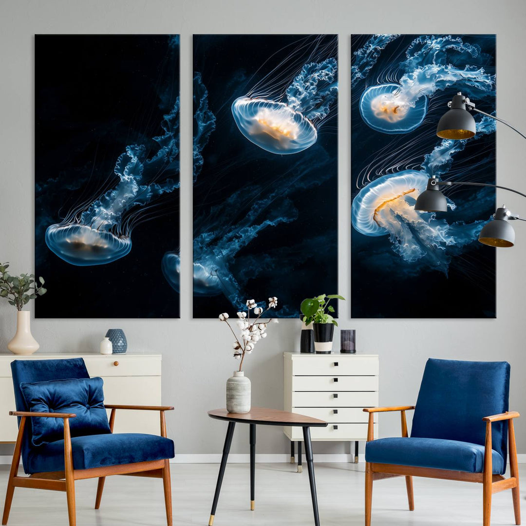 Jellyfish Wall Art Canvas Print