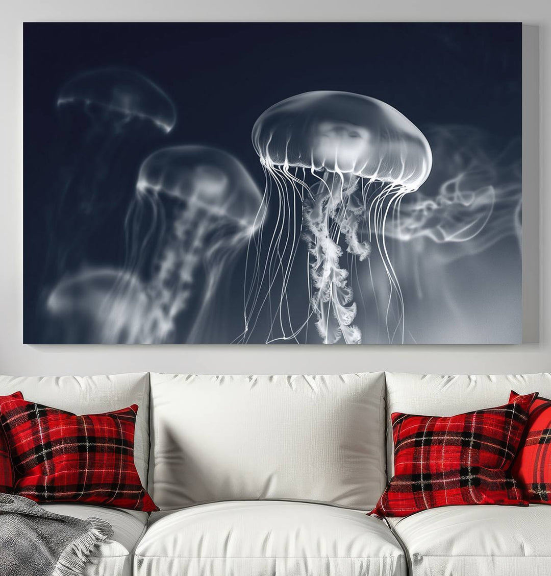 Jellyfish Wall Art Canvas Print