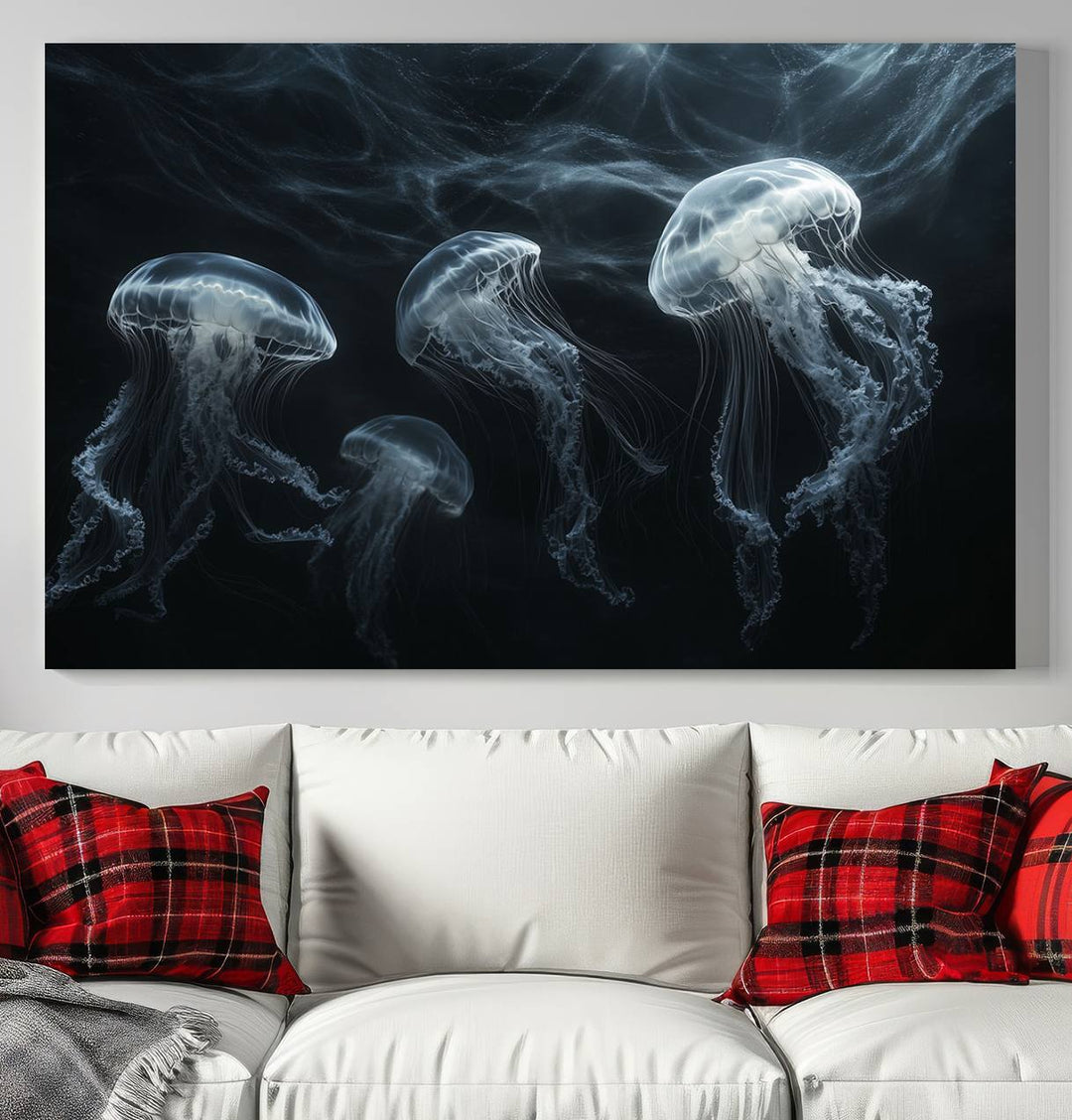 Jellyfish Wall Art Canvas Print