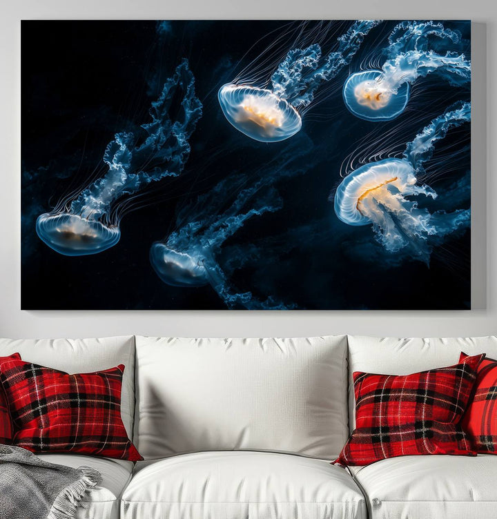 Jellyfish Wall Art Canvas Print