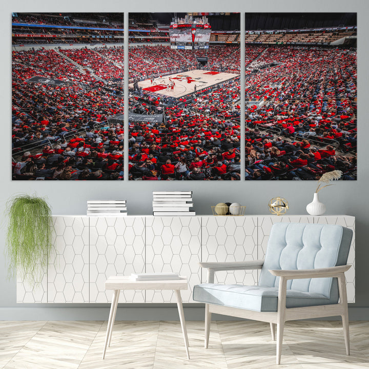 KFC Yum Center Wall Art Print Louisville Stadium Wall Art Canvas Print, NBA Basketball Play Game Wall Art Print, Basketball Lover Gift