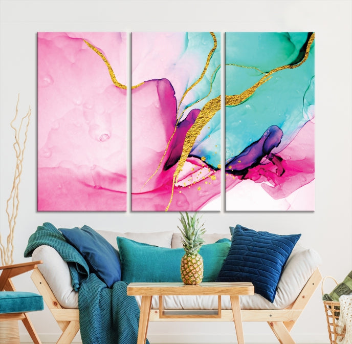 Large Abstract Painting on Original Canvas Modern Giclee Art Print