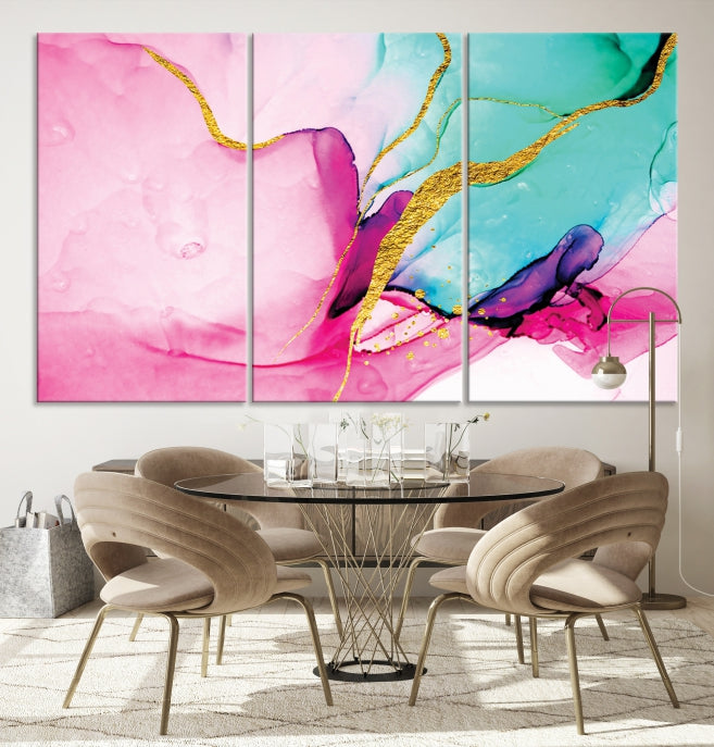 Large Abstract Painting on Original Canvas Modern Giclee Art Print