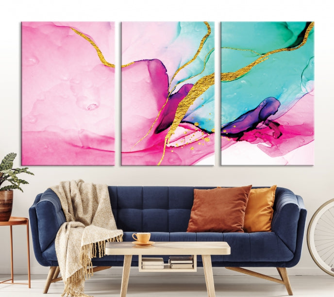 Large Abstract Painting on Original Canvas Modern Giclee Art Print