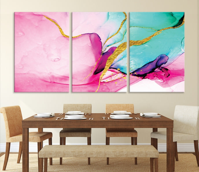 Large Abstract Painting on Original Canvas Modern Giclee Art Print