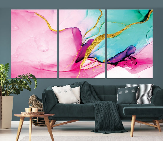 Large Abstract Painting on Original Canvas Modern Giclee Art Print