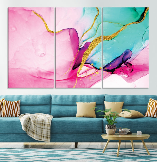 Large Abstract Painting on Original Canvas Modern Giclee Art Print