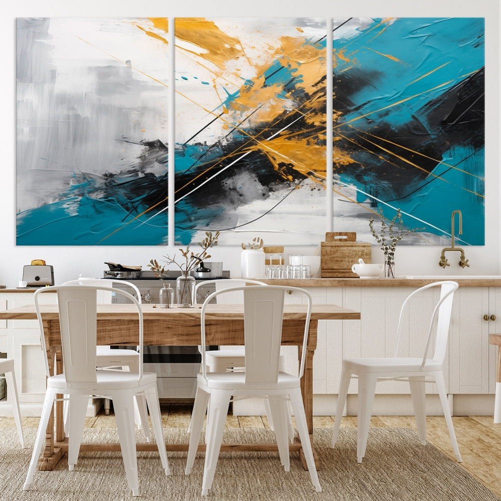 Large Abstract Print Modern Wall Art Canvas Wall Decor Housewarming Gift