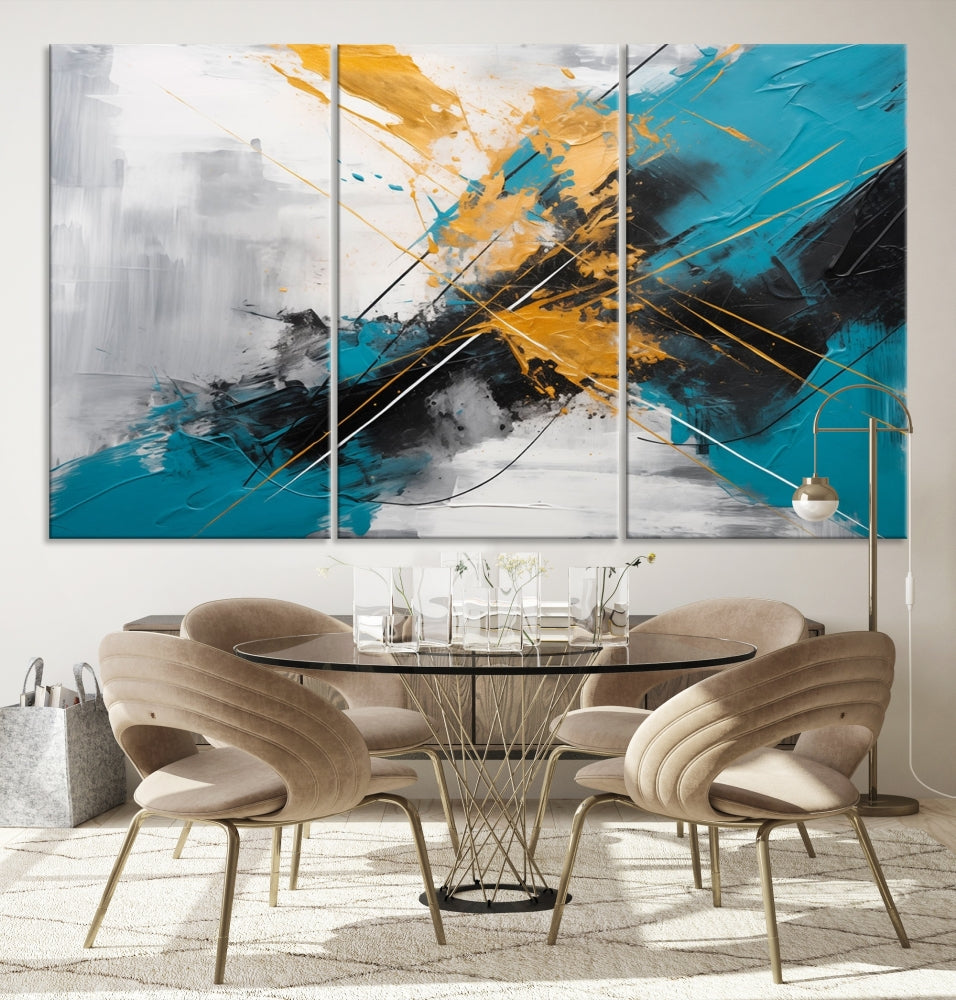 Large Abstract Print Modern Wall Art Canvas Wall Decor Housewarming Gift