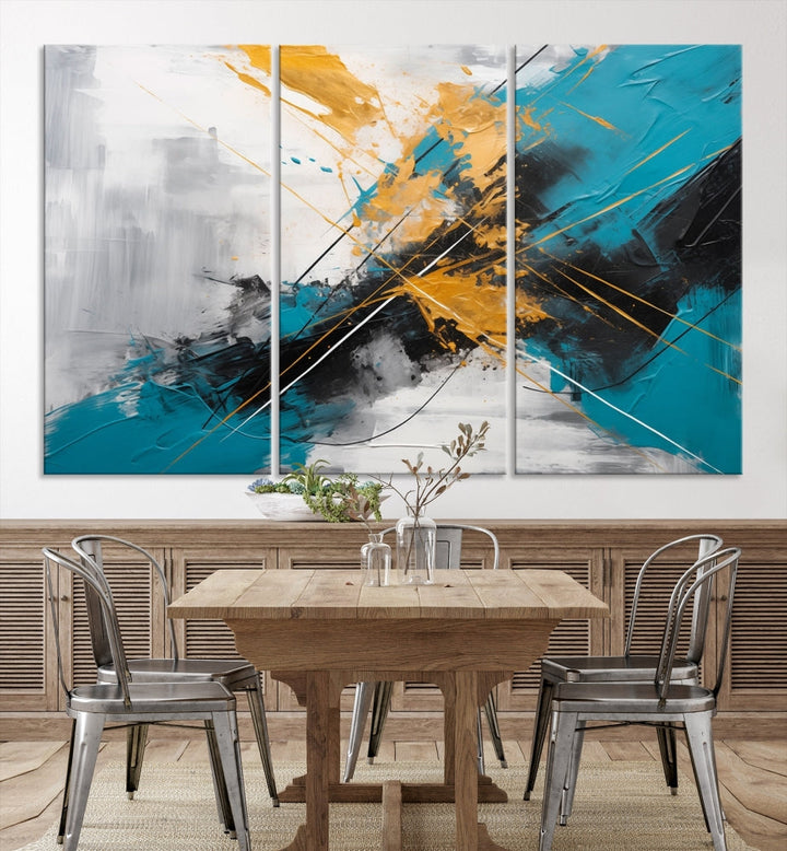 Large Abstract Print Modern Wall Art Canvas Wall Decor Housewarming Gift