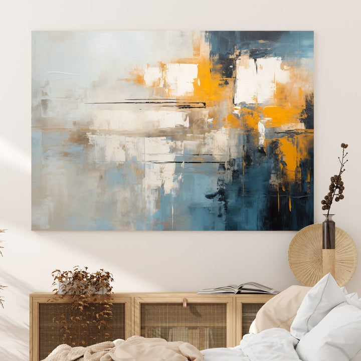 Large Abstract Wall Art Canvas Print Modern Minimalist Interior Wall Decor