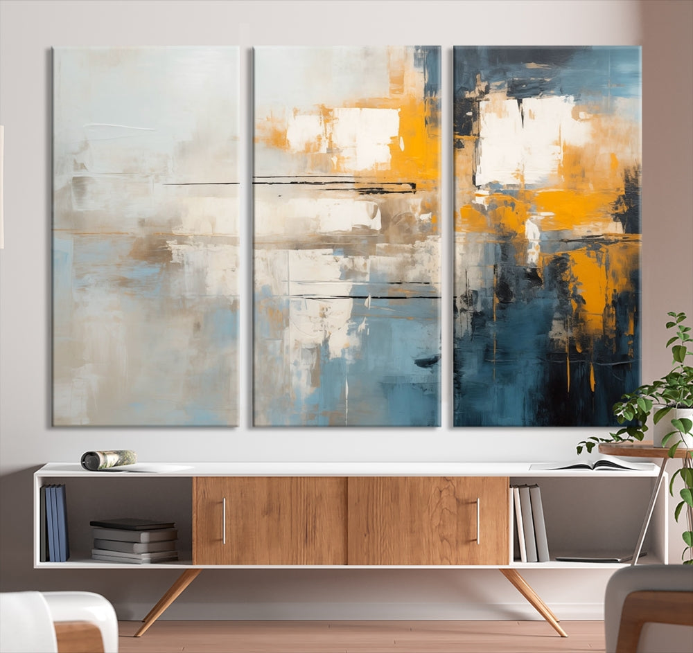 Large Abstract Wall Art Canvas Print Modern Minimalist Interior Wall Decor