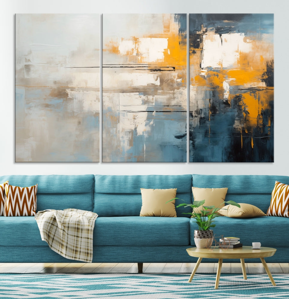 Large Abstract Wall Art Canvas Print Modern Minimalist Interior Wall Decor