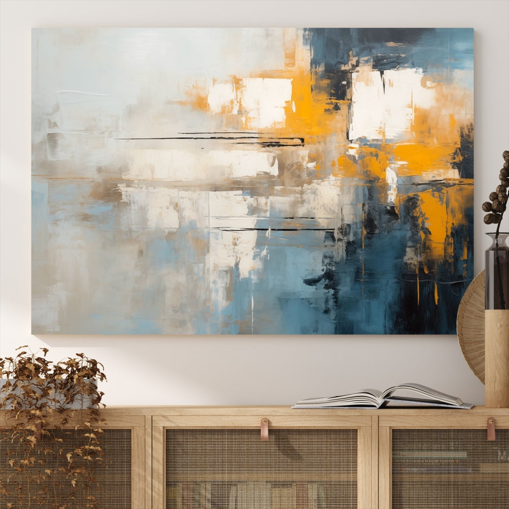 Large Abstract Wall Art Canvas Print Modern Minimalist Interior Wall Decor