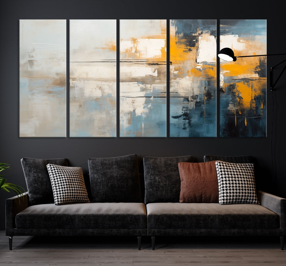 Large Abstract Wall Art Canvas Print Modern Minimalist Interior Wall Decor