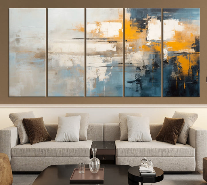 Large Abstract Wall Art Canvas Print Modern Minimalist Interior Wall Decor