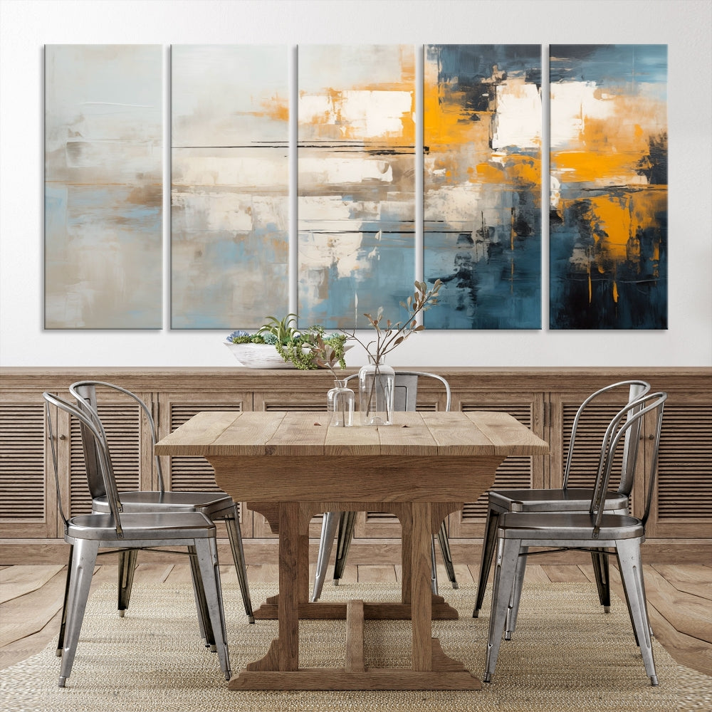 Large Abstract Wall Art Canvas Print Modern Minimalist Interior Wall Decor