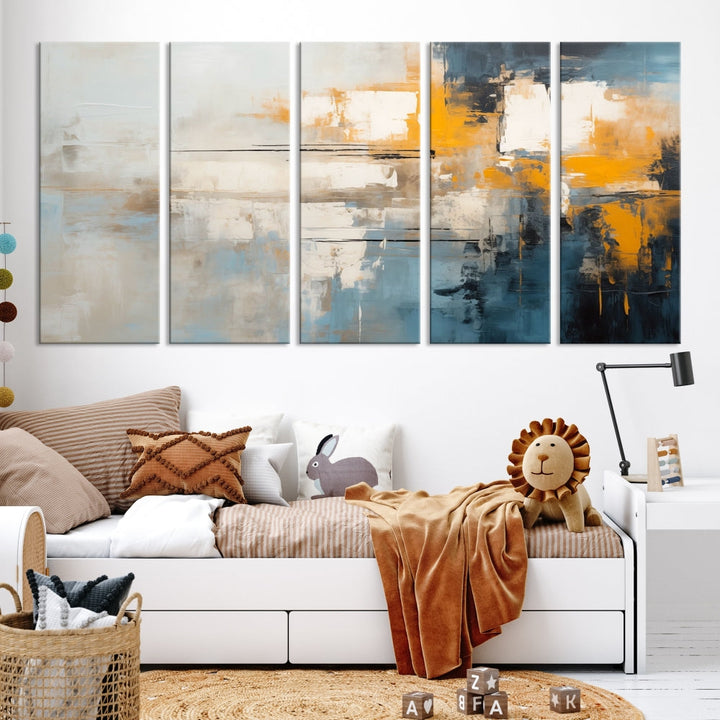 Large Abstract Wall Art Canvas Print Modern Minimalist Interior Wall Decor