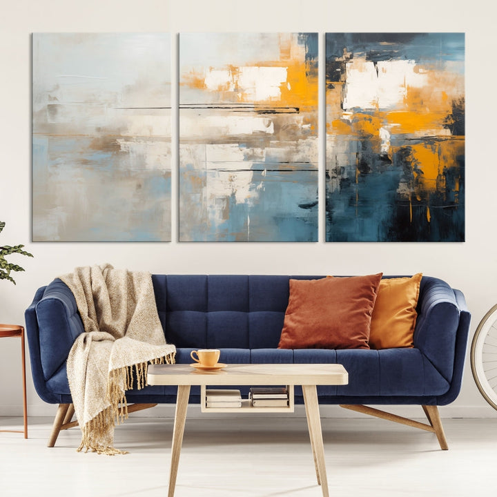 Large Abstract Wall Art Canvas Print Modern Minimalist Interior Wall Decor