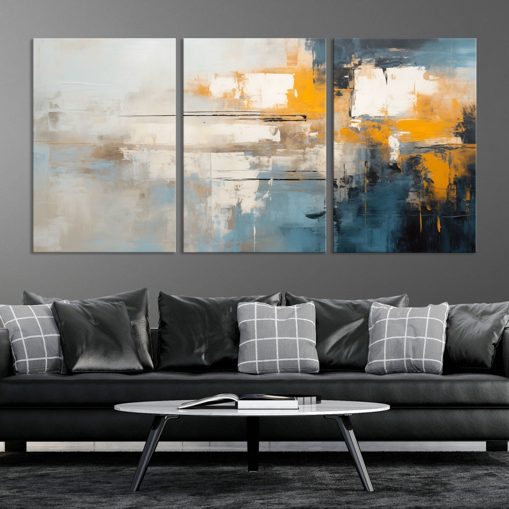 Large Abstract Wall Art Canvas Print Modern Minimalist Interior Wall Decor