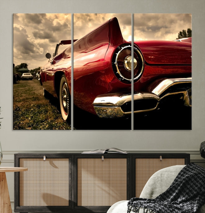 Large Chevrolet Car Print on Giclee Canvas Extra Large Wall Decor