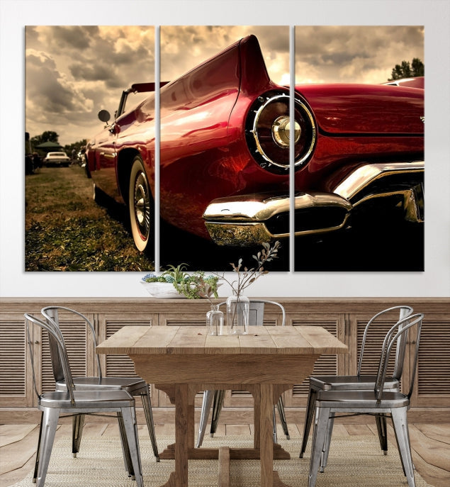 Large Chevrolet Car Print on Giclee Canvas Extra Large Wall Decor