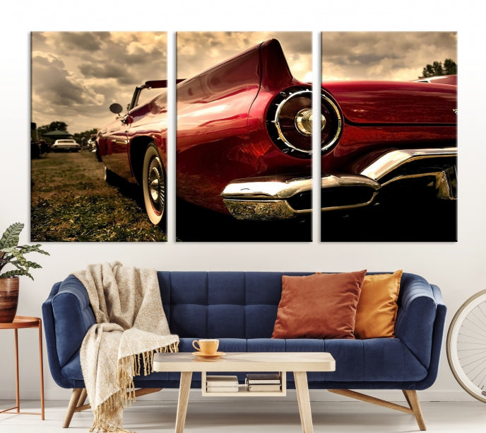 Large Chevrolet Car Print on Giclee Canvas Extra Large Wall Decor