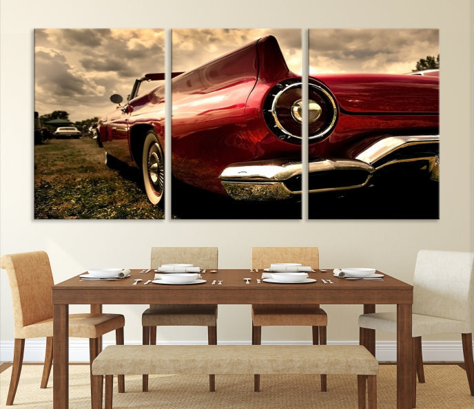 Large Chevrolet Car Print on Giclee Canvas Extra Large Wall Decor