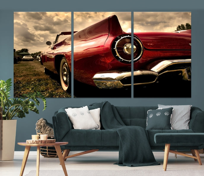 Large Chevrolet Car Print on Giclee Canvas Extra Large Wall Decor