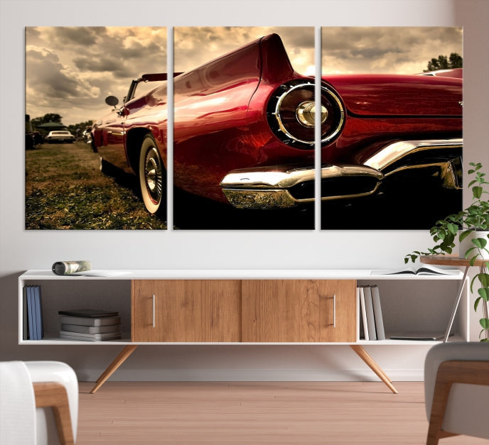 Large Chevrolet Car Print on Giclee Canvas Extra Large Wall Decor