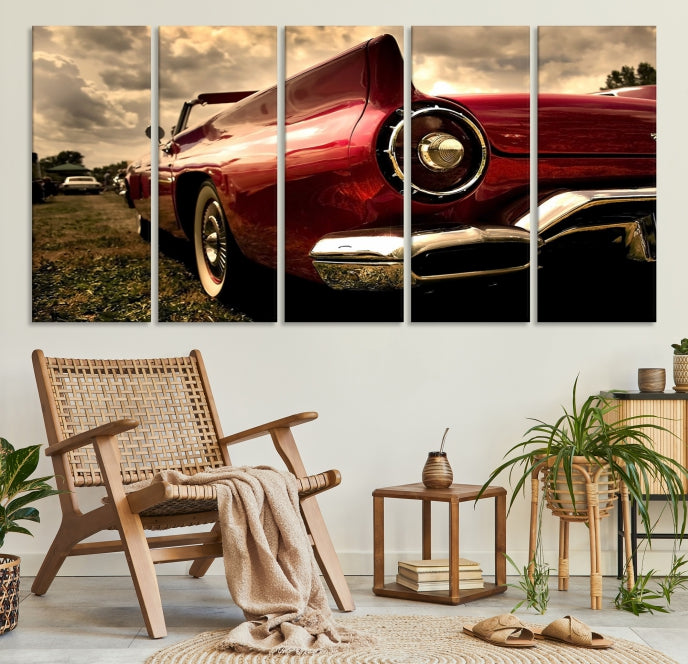 Large Chevrolet Car Print on Giclee Canvas Extra Large Wall Decor