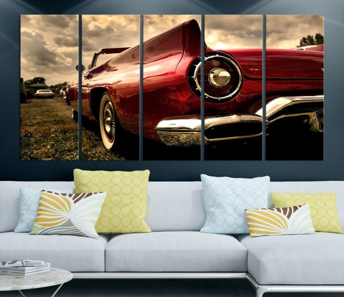 Large Chevrolet Car Print on Giclee Canvas Extra Large Wall Decor