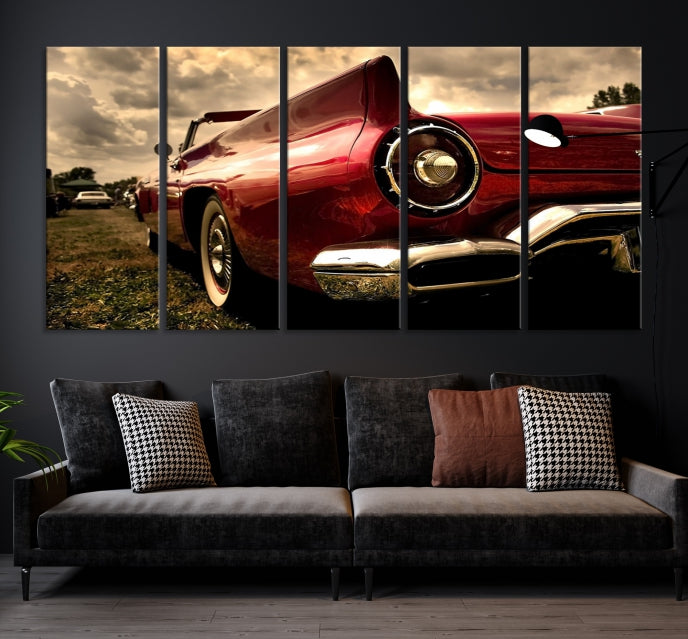 Large Chevrolet Car Print on Giclee Canvas Extra Large Wall Decor