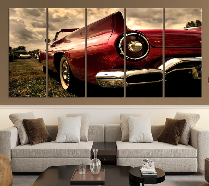 Large Chevrolet Car Print on Giclee Canvas Extra Large Wall Decor