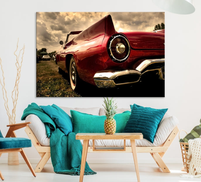 Large Chevrolet Car Print on Giclee Canvas Extra Large Wall Decor