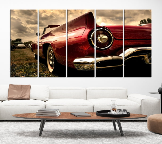 Large Chevrolet Car Print on Giclee Canvas Extra Large Wall Decor