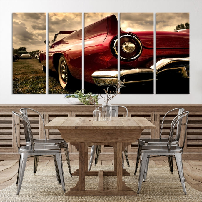 Large Chevrolet Car Print on Giclee Canvas Extra Large Wall Decor