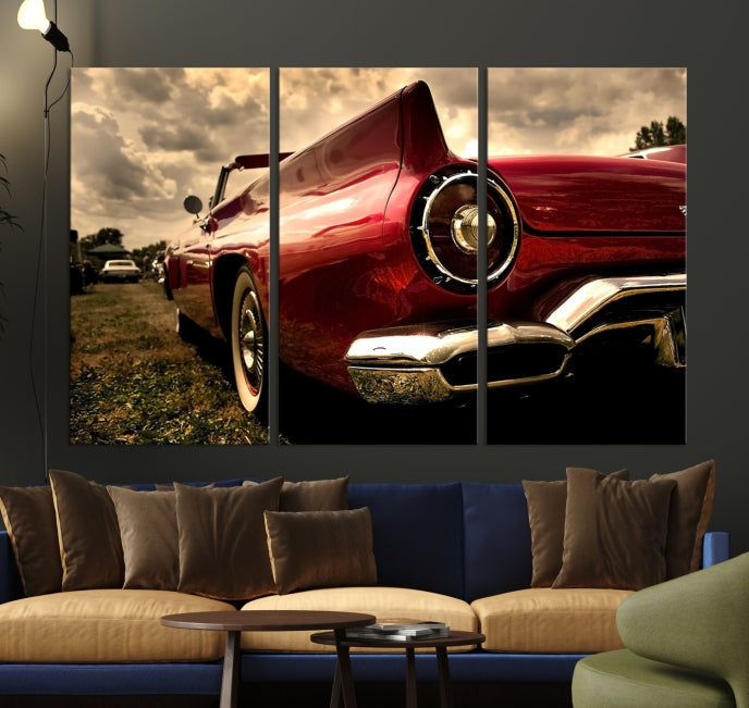 Large Chevrolet Car Print on Giclee Canvas Extra Large Wall Decor