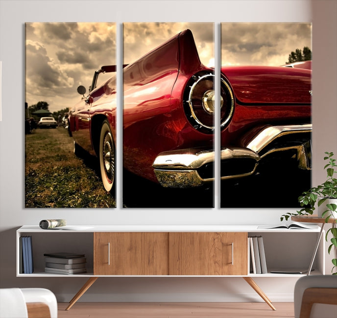 Large Chevrolet Car Print on Giclee Canvas Extra Large Wall Decor