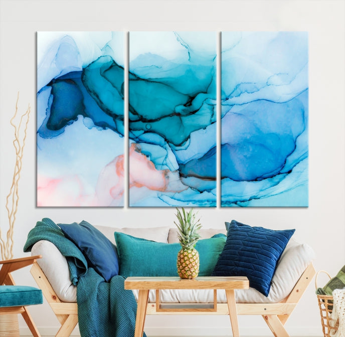 Large Modern Abstract Canvas Wall Art Print Framed Wall Decor