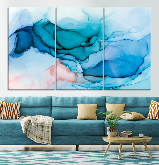 Large Modern Abstract Canvas Wall Art Print Framed Wall Decor