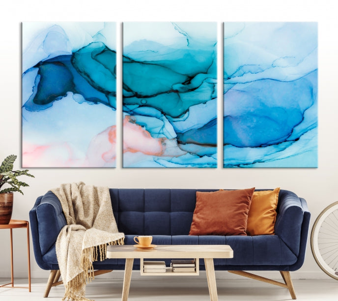 Large Modern Abstract Canvas Wall Art Print Framed Wall Decor