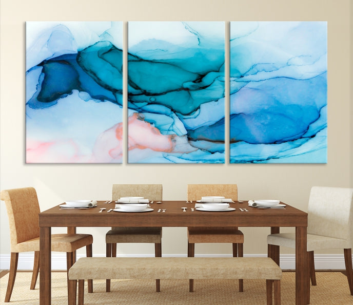 Large Modern Abstract Canvas Wall Art Print Framed Wall Decor